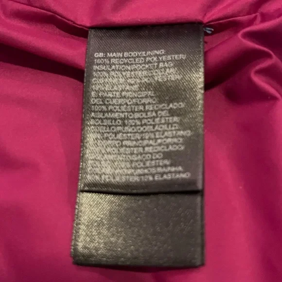 The North Face Button Up Bomber Jacket | Blue & Pink | Women’s Small - Picture 9 of 9